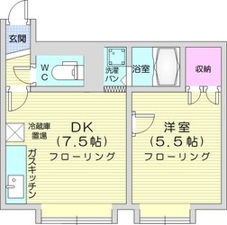 ルナフラッツの物件間取画像